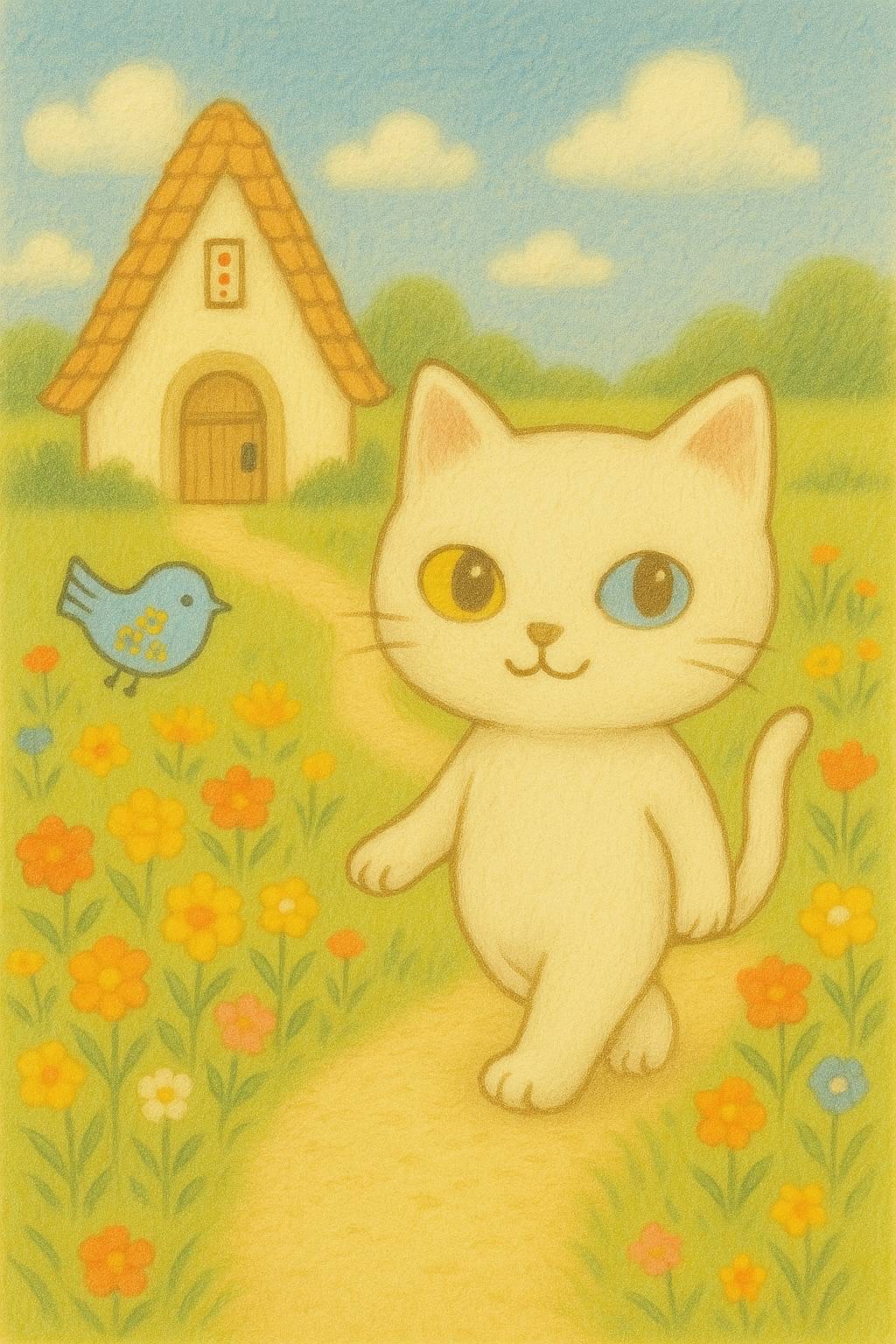 金色の光に揺れる花