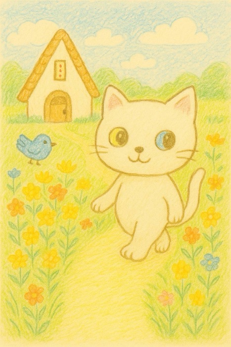 金色の光に揺れる花